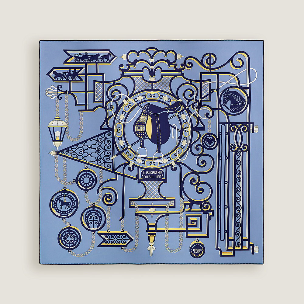L'Enseigne du Sellier scarf 70 | Hermès USA